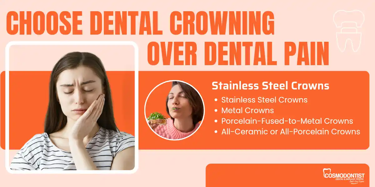 Dental Crown Types And Cost in Gurgaon India